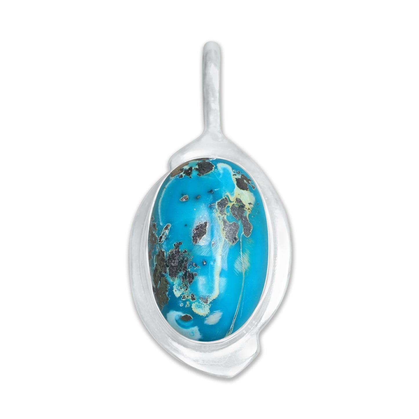Pendentifs en pierres précieuses amazonites faits à la main - Qualité AAA, laiton plaqué argent, formes assorties