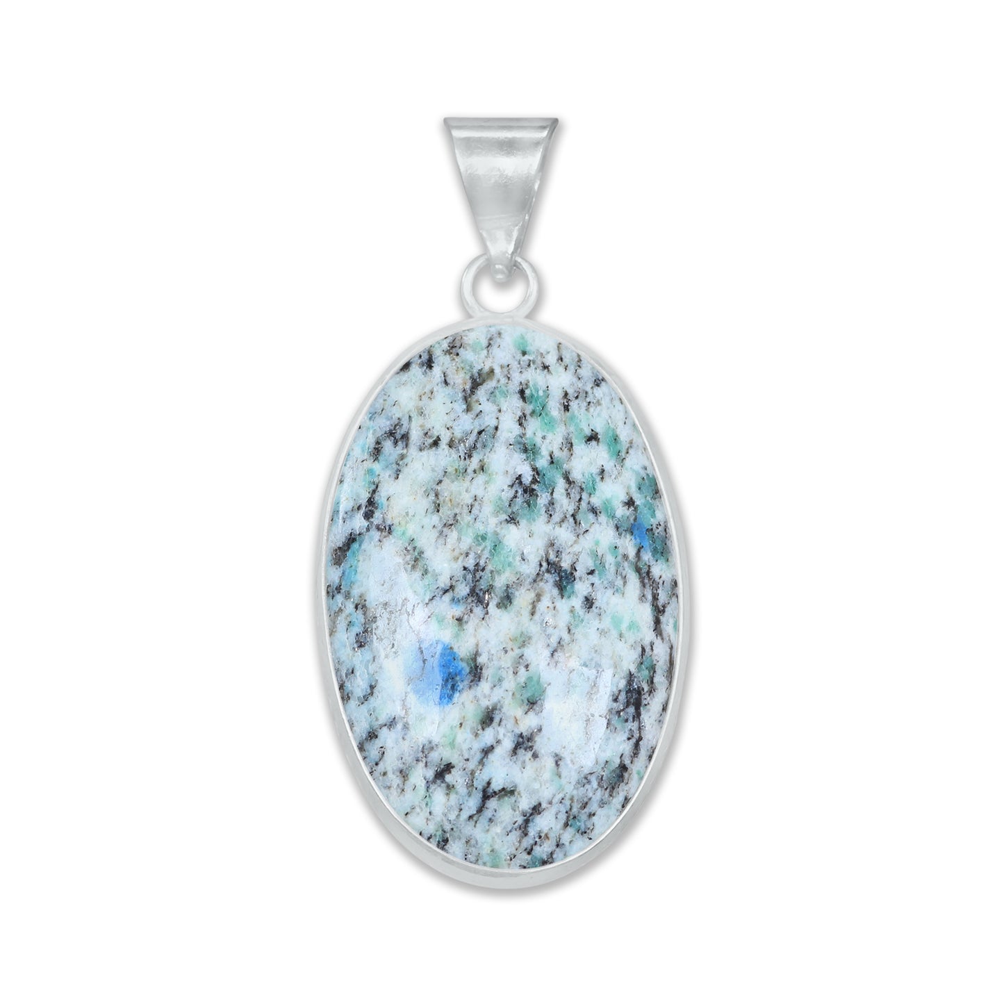 Pendentifs en pierres précieuses amazonites faits à la main - Qualité AAA, laiton plaqué argent, formes assorties
