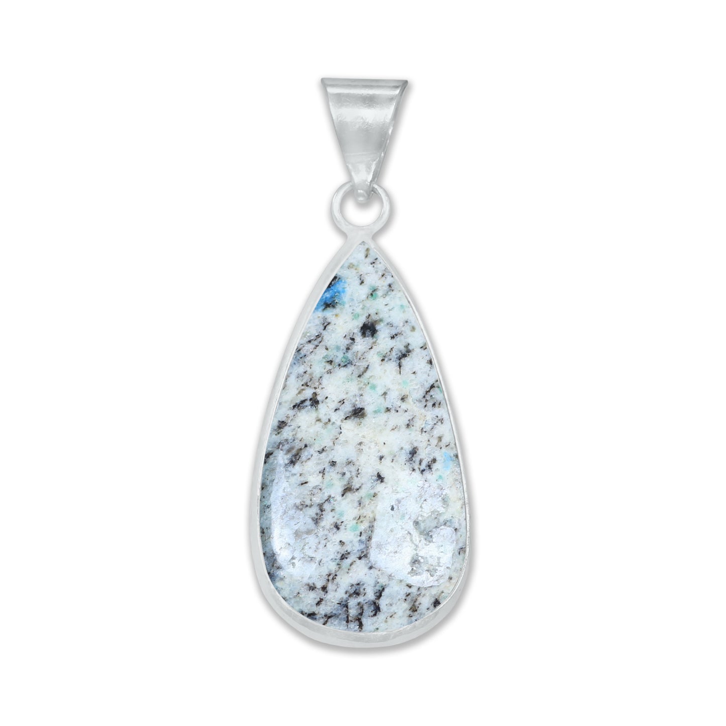 Pendentifs en pierres précieuses amazonites faits à la main - Qualité AAA, laiton plaqué argent, formes assorties
