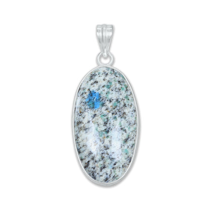 Pendentifs en pierres précieuses amazonites faits à la main - Qualité AAA, laiton plaqué argent, formes assorties