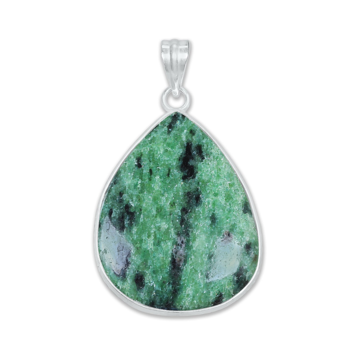 Pendentifs en pierres précieuses amazonites faits à la main - Qualité AAA, laiton plaqué argent, formes assorties
