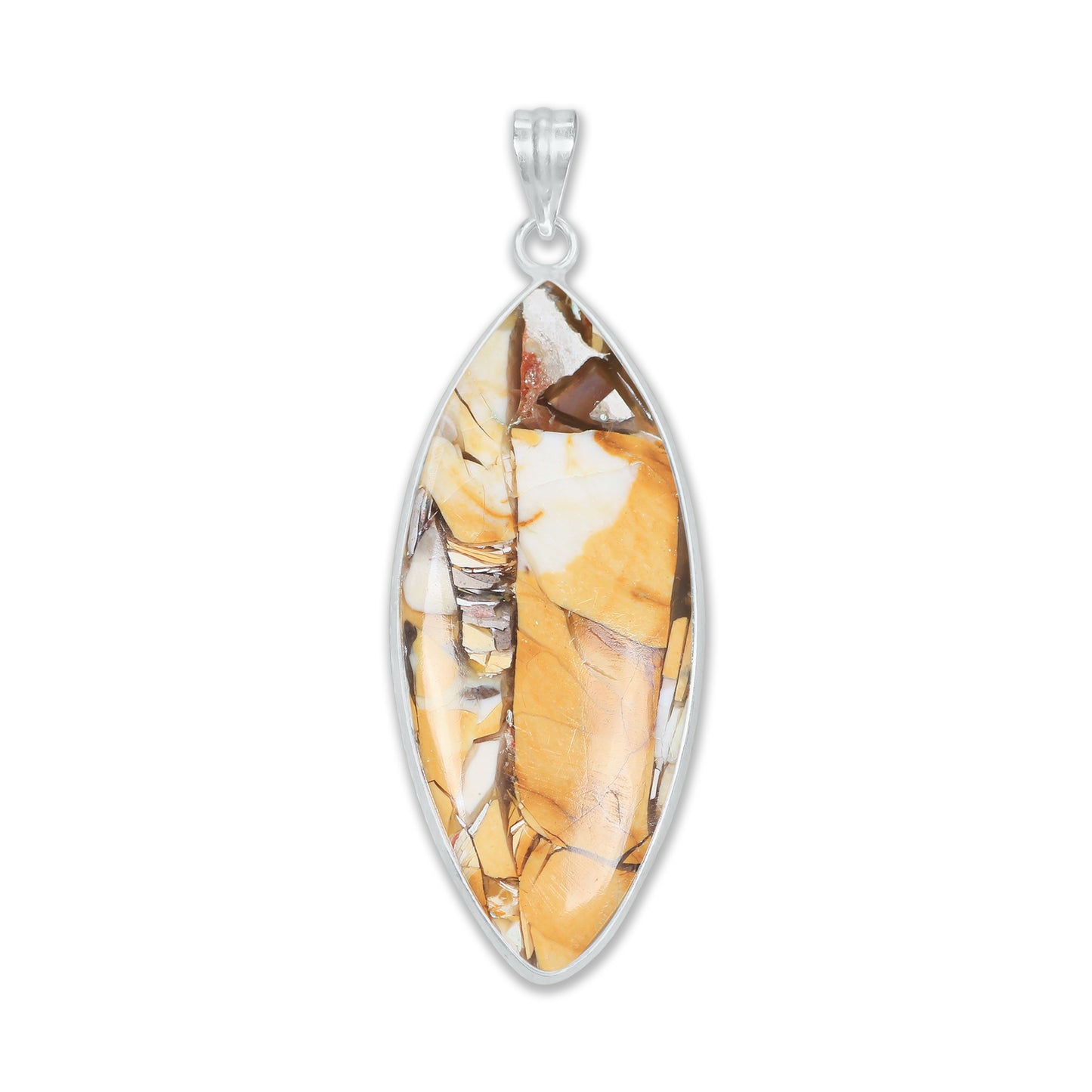 Pendentifs en pierres précieuses amazonites faits à la main - Qualité AAA, laiton plaqué argent, formes assorties