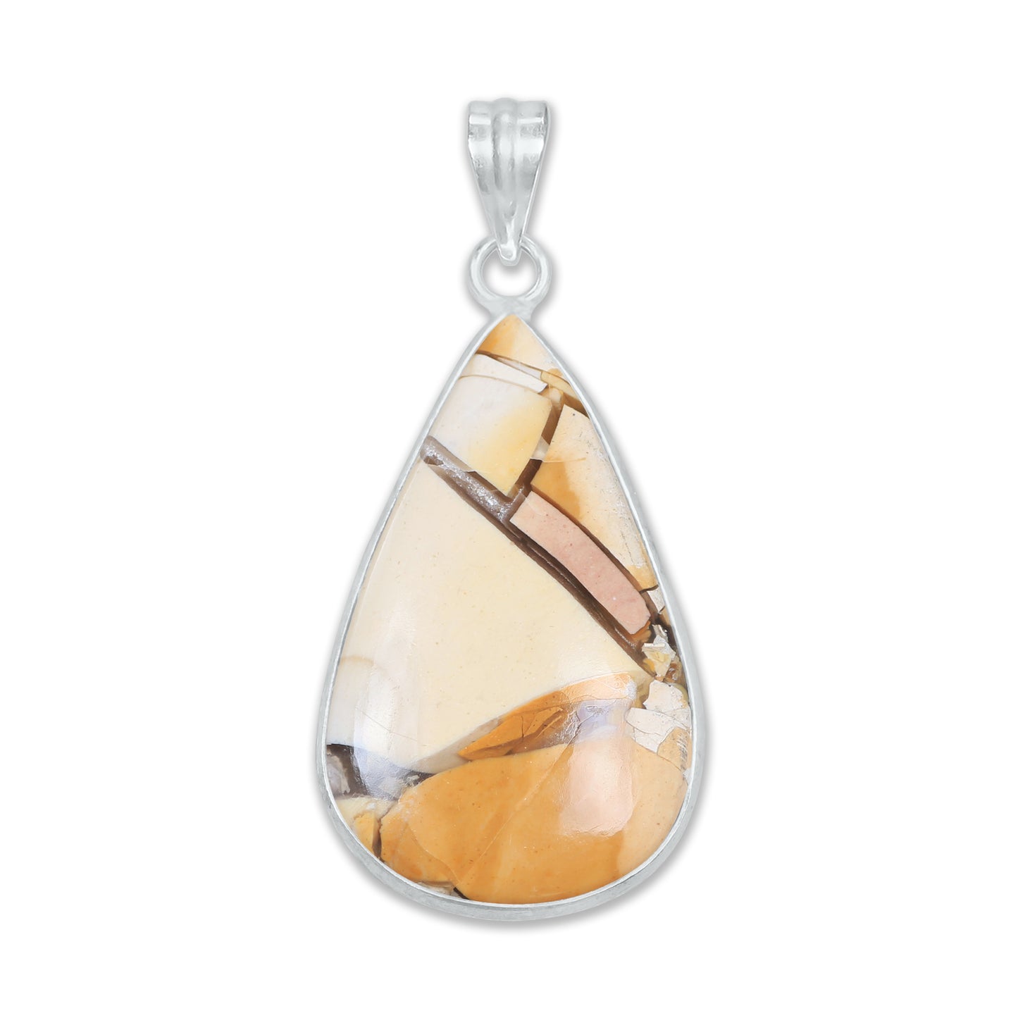 Pendentifs en pierres précieuses amazonites faits à la main - Qualité AAA, laiton plaqué argent, formes assorties