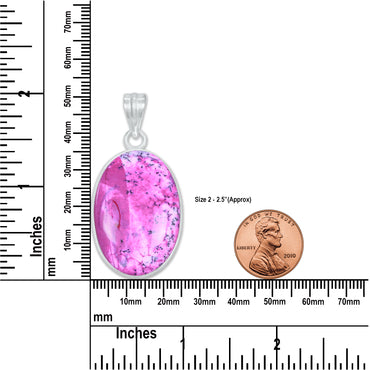 Halskette mit natürlichem Dendriten-Opal-Anhänger, lila Dendriten-Opal-Kristall, handgefertigte Lünetten-Anhänger-Halskette für Frauen