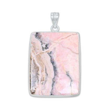 Pendentifs en pierres précieuses amazonites faits à la main - Qualité AAA, laiton plaqué argent, formes assorties