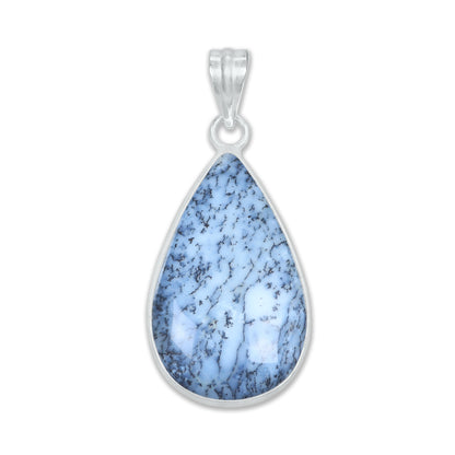 Pendentifs en pierres précieuses amazonites faits à la main - Qualité AAA, laiton plaqué argent, formes assorties