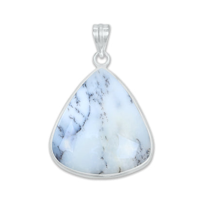Pendentifs en pierres précieuses amazonites faits à la main - Qualité AAA, laiton plaqué argent, formes assorties