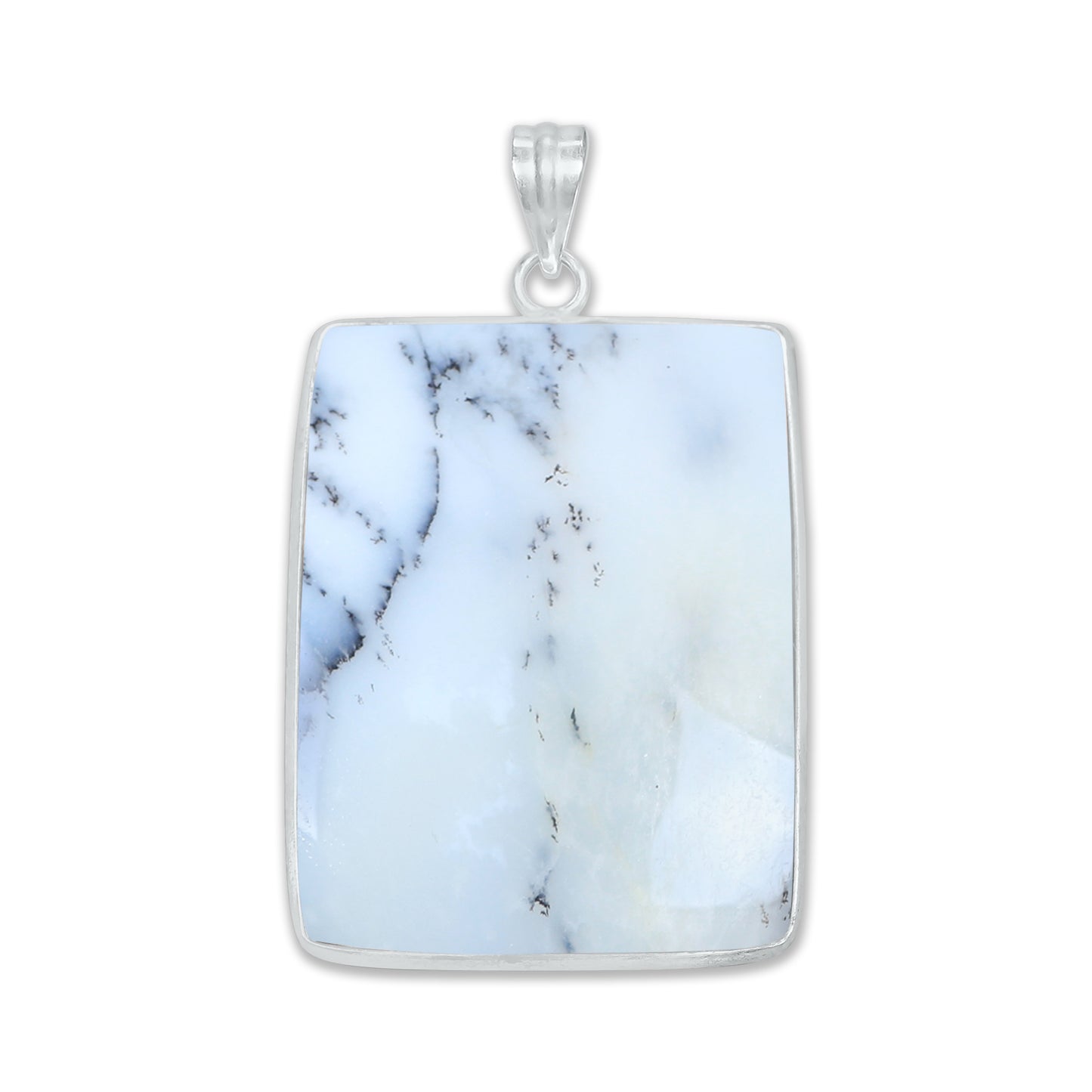 Pendentifs en pierres précieuses amazonites faits à la main - Qualité AAA, laiton plaqué argent, formes assorties
