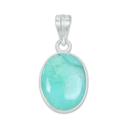 Chrysoprase Dainty Minimalist Pendants -  Handmade, Silver-Plated Brass, Wholesale