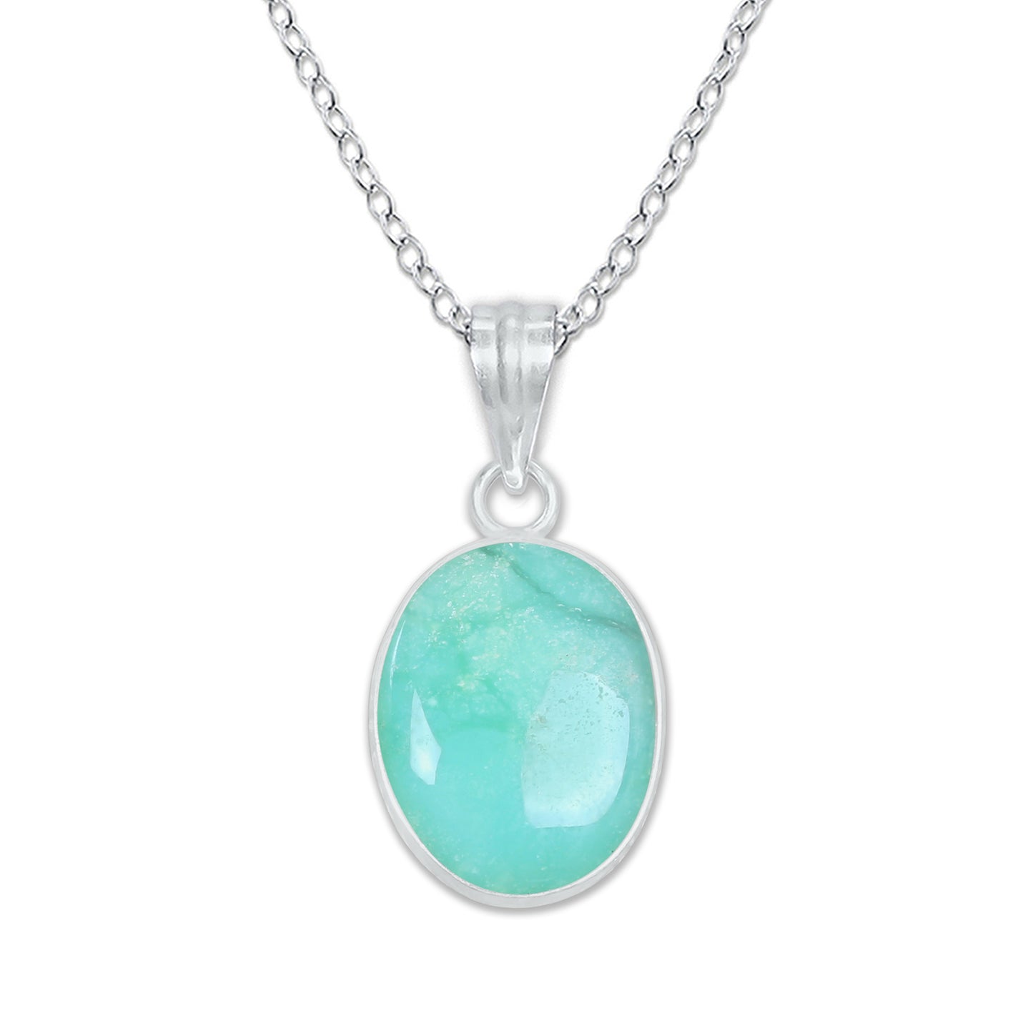 Chrysoprase Dainty Minimalist Pendants -  Handmade, Silver-Plated Brass, Wholesale
