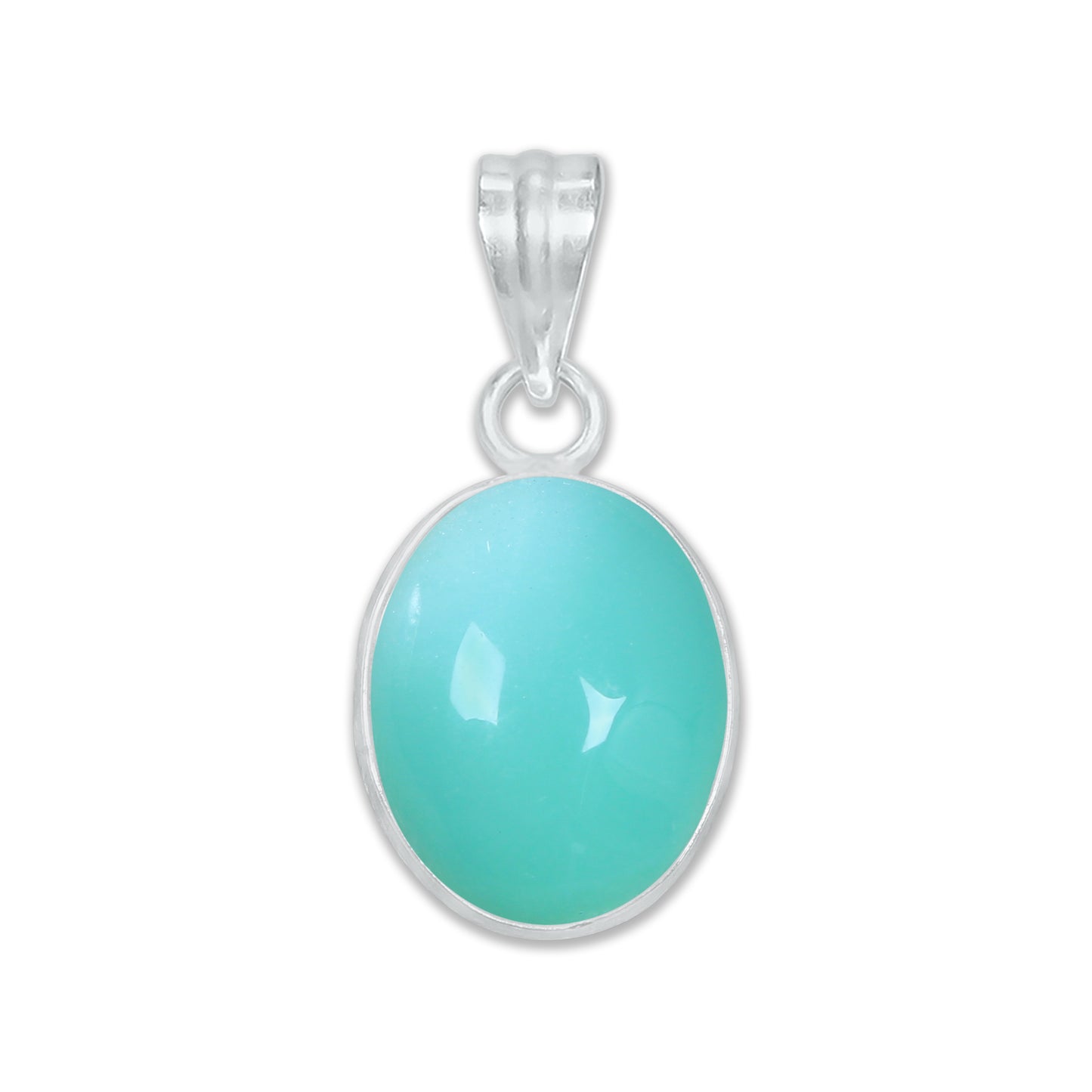 Chrysoprase Dainty Minimalist Pendants -  Handmade, Silver-Plated Brass, Wholesale