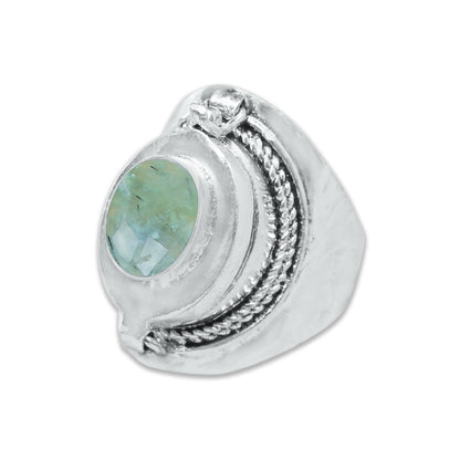 Poison Locket Rings – Silver-Plated, Handmade, Hidden Compartment (US Sizes 6–10) | Wholesale