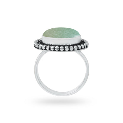 Heart Crystal Rings – Silver-Plated, Handmade, Assorted Natural Stones (US Sizes 6–10, Non-Adjustable) | Wholesale