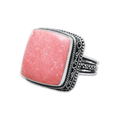 Artisanal Statement Rings – Silver-Plated, Assorted Gemstones, Designer Bands (US Sizes 6–10, Non-Adjustable) | Wholesale