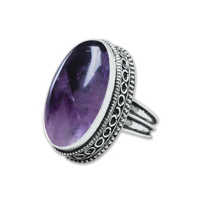 Artisanal Statement Rings – Silver-Plated, Assorted Gemstones, Designer Bands (US Sizes 6–10, Non-Adjustable) | Wholesale