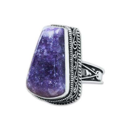 Artisanal Statement Rings – Silver-Plated, Assorted Gemstones, Designer Bands (US Sizes 6–10, Non-Adjustable) | Wholesale
