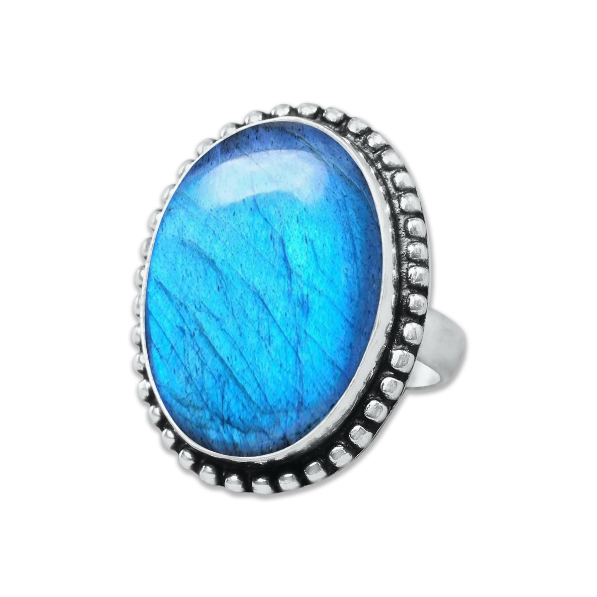 Bagues en cristal de labradorite pour femmes – Bagues tendance, style bohème, vente en gros