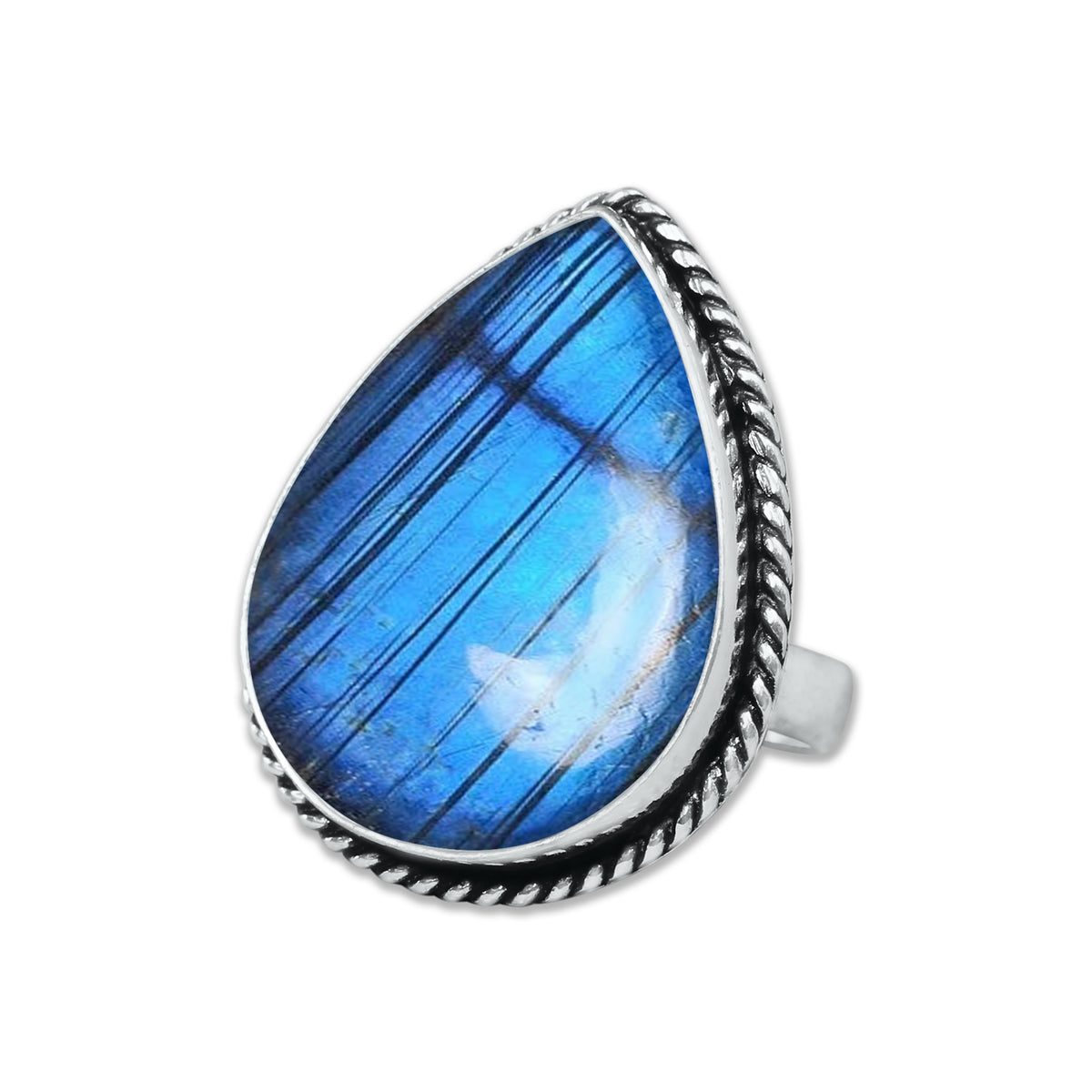 Bagues en cristal de labradorite pour femmes – Bagues tendance, style bohème, vente en gros