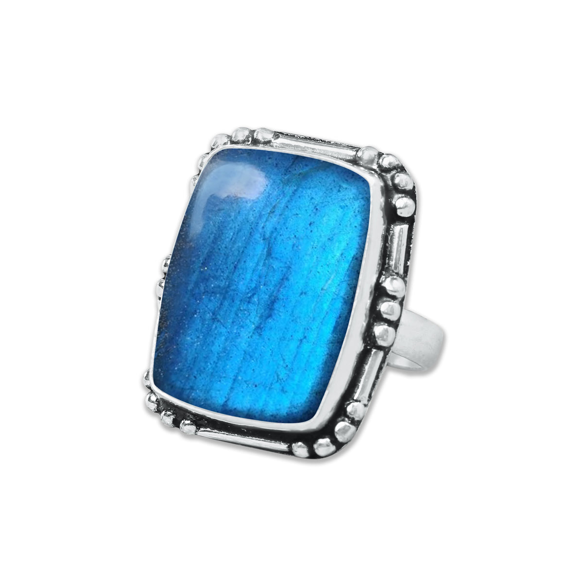 Bagues en cristal de labradorite pour femmes – Bagues tendance, style bohème, vente en gros