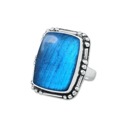 Bagues en cristal de labradorite pour femmes – Bagues tendance, style bohème, vente en gros