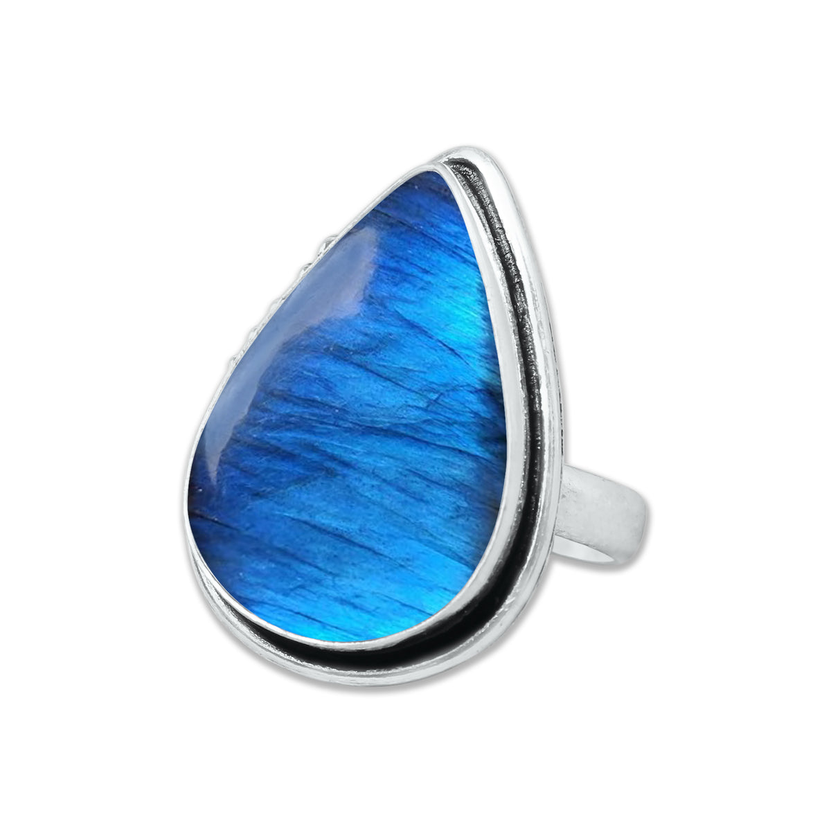 Bagues en cristal de labradorite pour femmes – Bagues tendance, style bohème, vente en gros