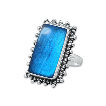 Bagues en cristal de labradorite pour femmes – Bagues tendance, style bohème, vente en gros