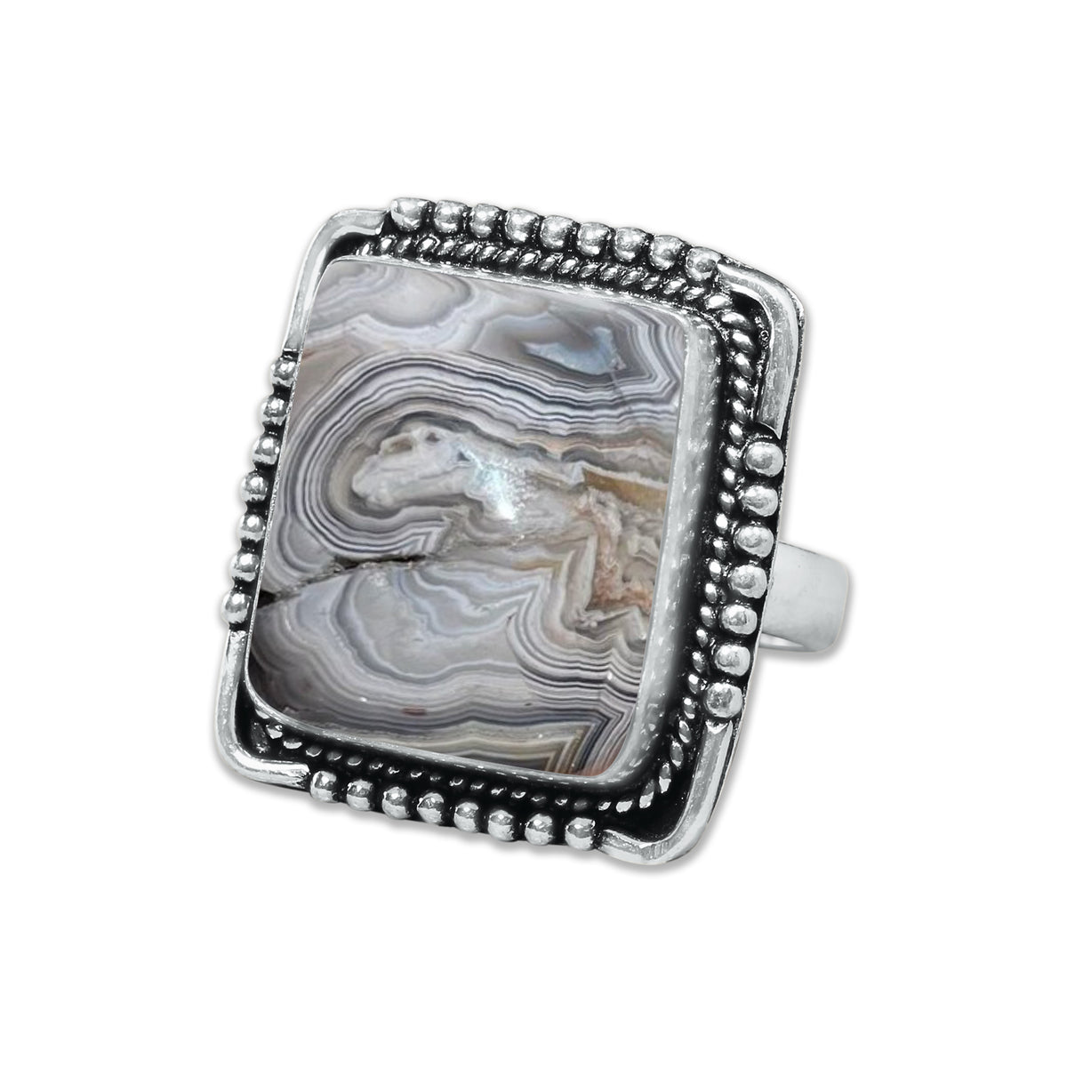 Damenringe Crazy Lace Achat Kristall handgefertigte Ringe Schmuck für Großhandelslose