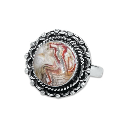 Damenringe Crazy Lace Achat Kristall handgefertigte Ringe Schmuck für Großhandelslose