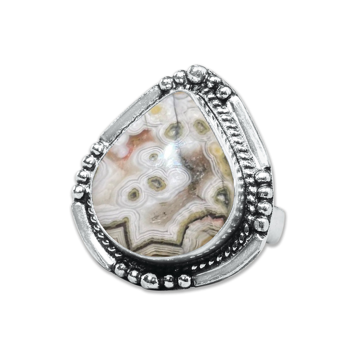 Damenringe Crazy Lace Achat Kristall handgefertigte Ringe Schmuck für Großhandelslose