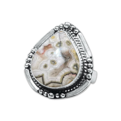 Damenringe Crazy Lace Achat Kristall handgefertigte Ringe Schmuck für Großhandelslose
