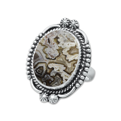 Damenringe Crazy Lace Achat Kristall handgefertigte Ringe Schmuck für Großhandelslose