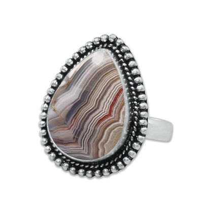 Damenringe Crazy Lace Achat Kristall handgefertigte Ringe Schmuck für Großhandelslose