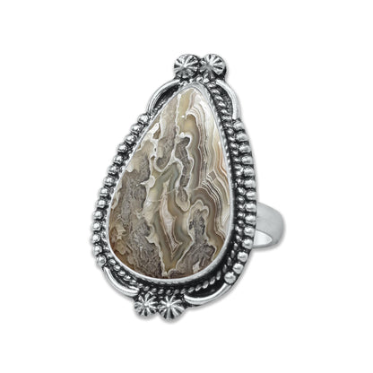 Damenringe Crazy Lace Achat Kristall handgefertigte Ringe Schmuck für Großhandelslose