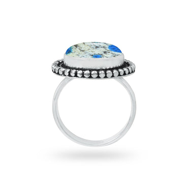 K2 Jasper Jasper Rings – Handmade, Silver-Plated (Made To Order)