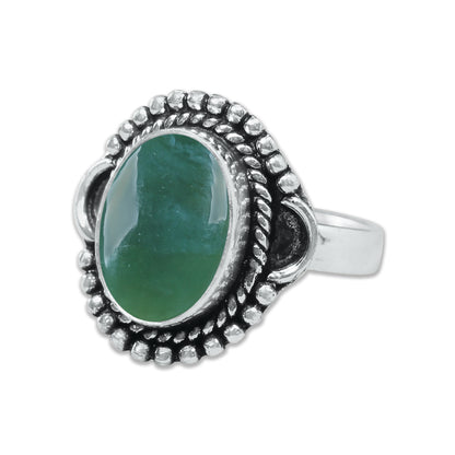 Nephrite Jade Rings – Silver-Plated, Handmade, Mossy Green Translucent (Made to Order) | Wholesale