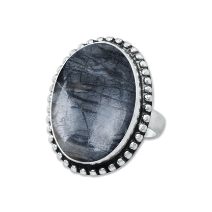 Picasso Jasper Rings – Silver-Plated, Handmade, Abstract Painted Pattern (Made to Order) | Wholesale