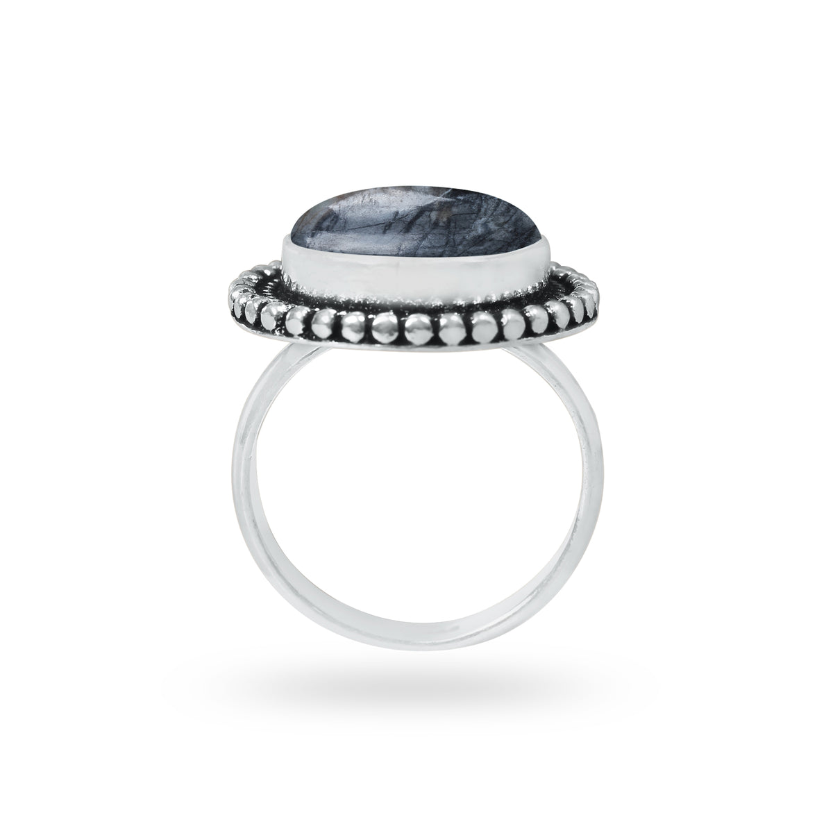Picasso Jasper Rings – Silver-Plated, Handmade, Abstract Painted Pattern (Made to Order) | Wholesale