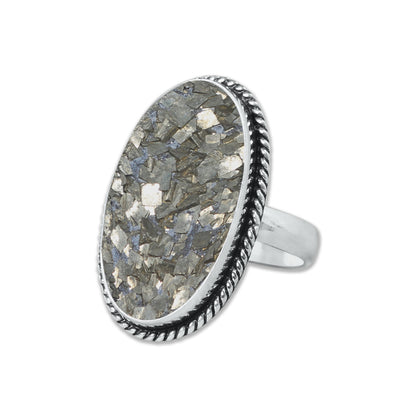 Pyrite Druzy Rings – Silver-Plated, Handmade, Golden Crystal Sparkle (Made to Order) | Wholesale