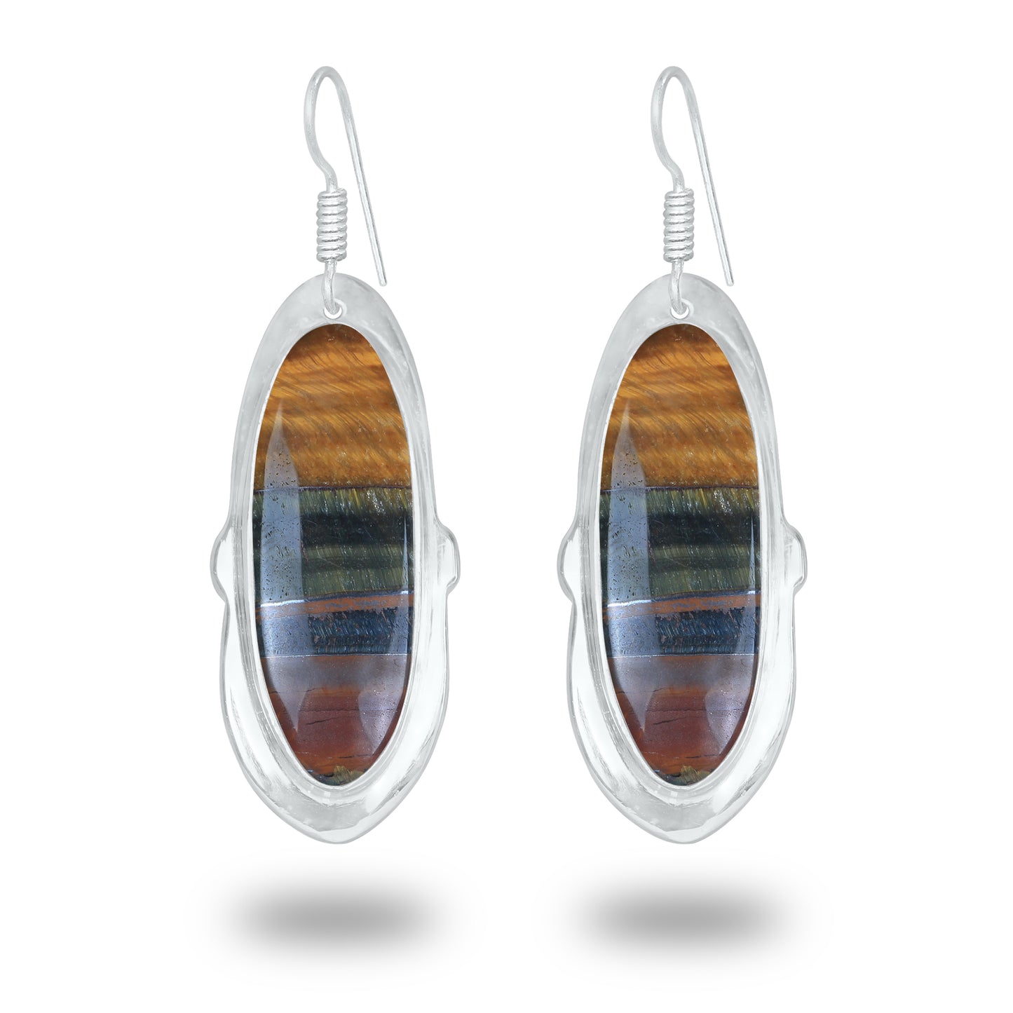 Boucles d'oreilles à crochet en pierres précieuses naturelles assorties, lot de gros boucles d'oreilles multi-cristal faites à la main pour femmes