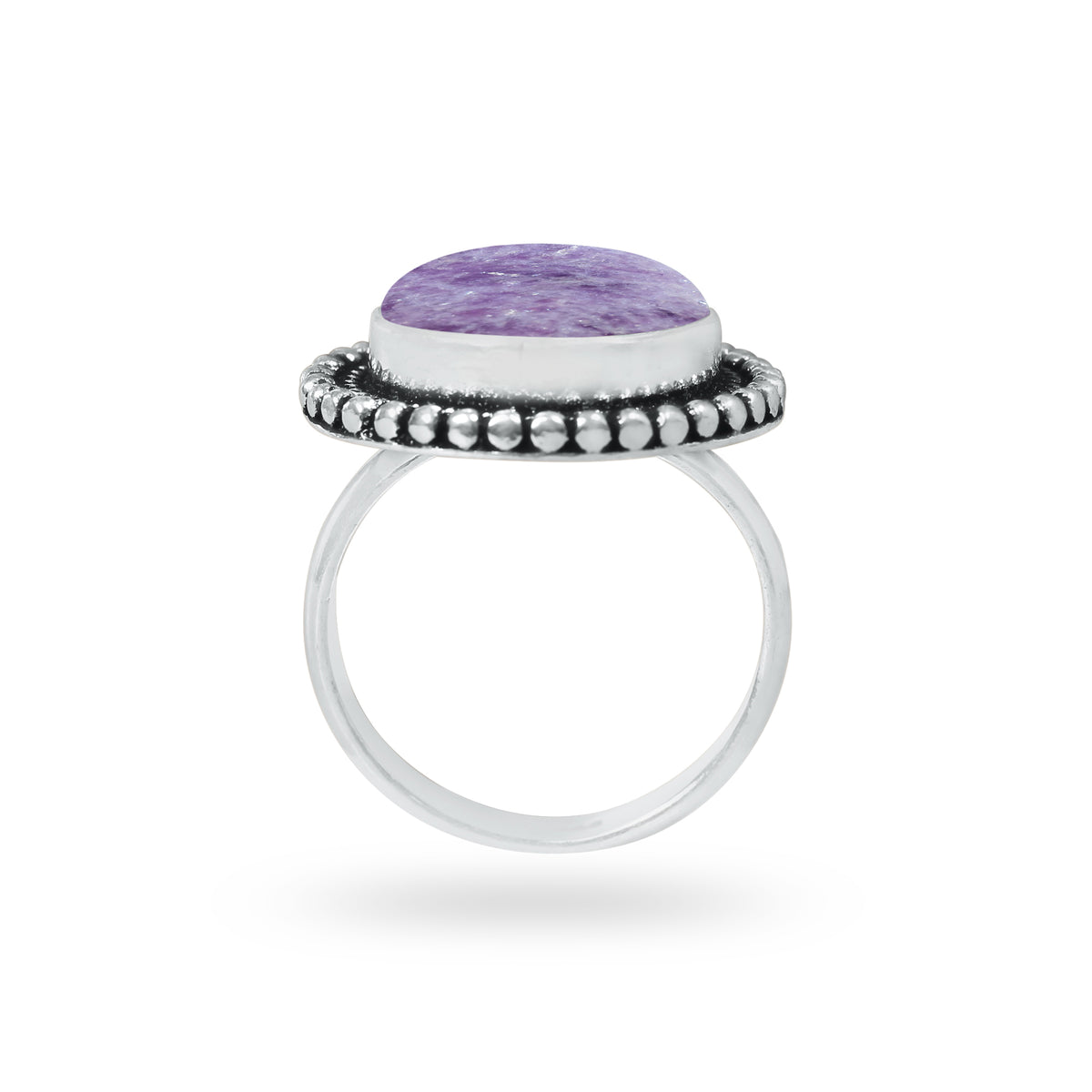 Lepidolite Rings – Handmade, Silver-Plated, Designer  (Made to Order)