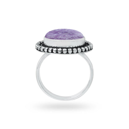 Lepidolite Rings – Handmade, Silver-Plated, Designer  (Made to Order)