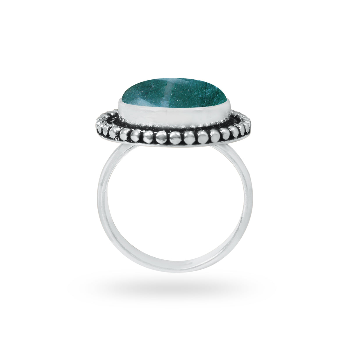 Green Aventurine Rings – Handmade, Silver-Plated, Soft Green Glow (Made to Order, US Sizes 6–10)