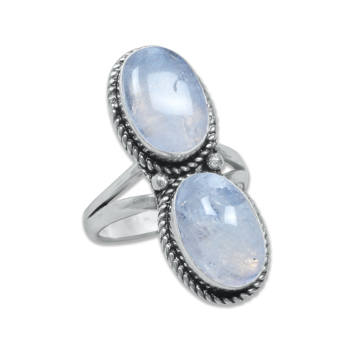 Multi-Stone Rings – Silver-Plated, Handmade, Boho Gemstone Combinations (US Sizes 6–10, Non-Adjustable) | Wholesale