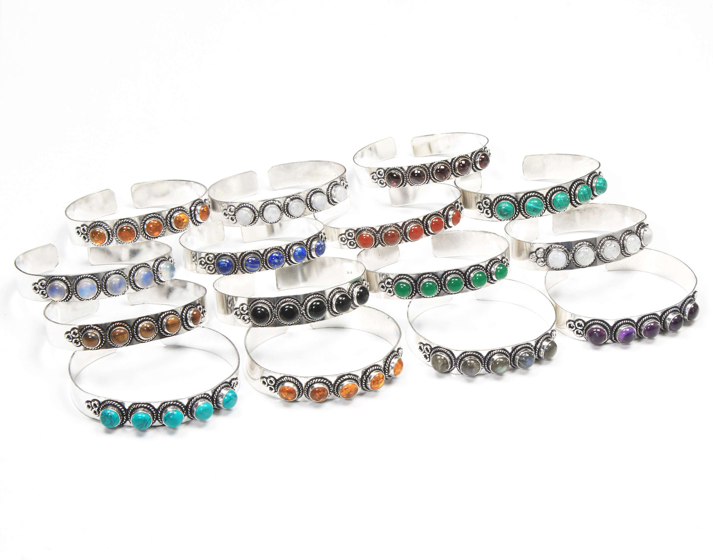 Bracelet à breloques réglables en pierres précieuses multicolores, bijoux en cristal naturel assorti pour femmes