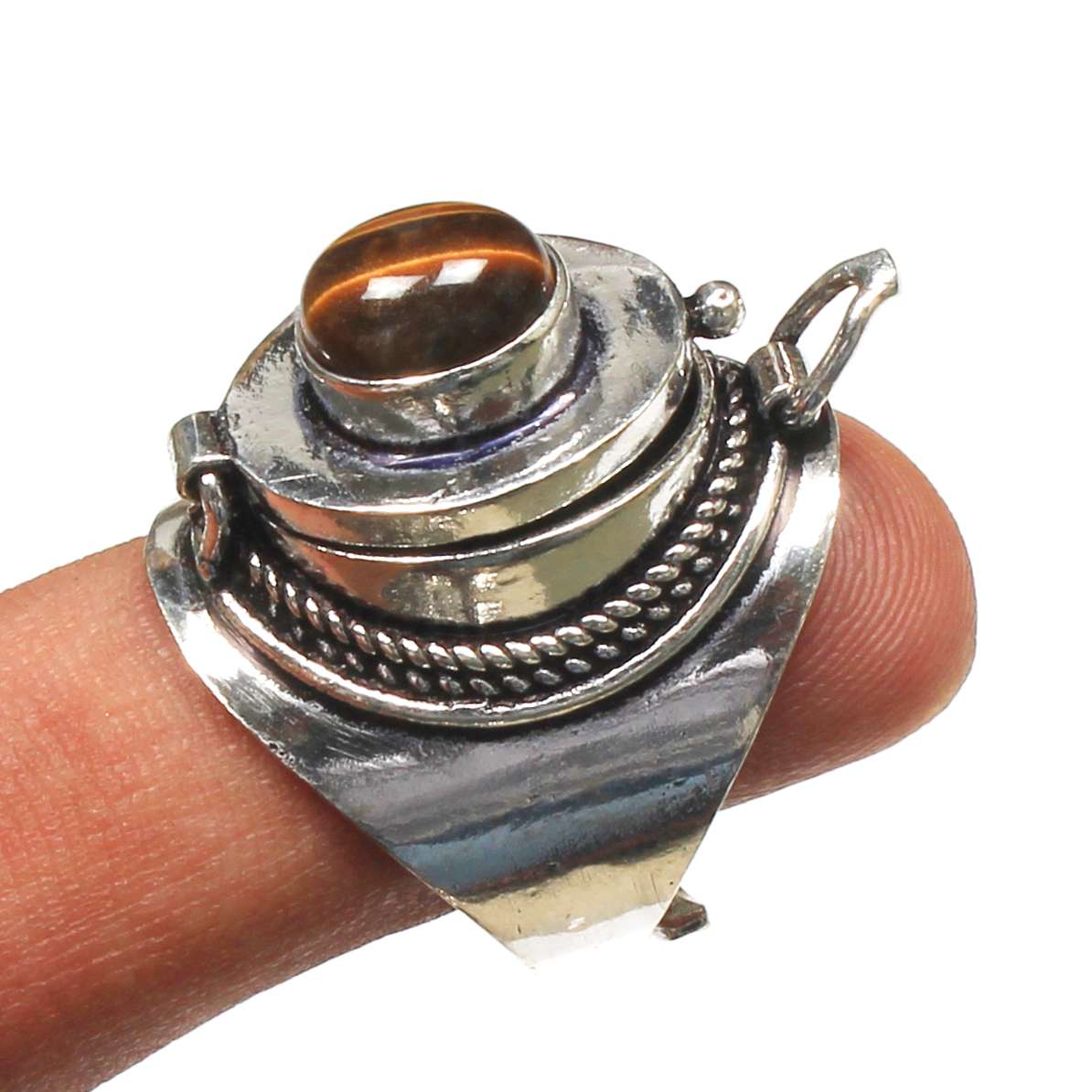 Natural Assorted Gemstone Poison Adjustable Rings For Women Yellow Multi Color Crystal Handmade Wholesale Rings For Bulk Sale
